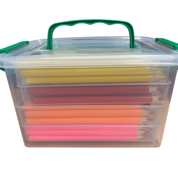 Jumbo Colouring Pencils - Coloured Barrels 120 Tray